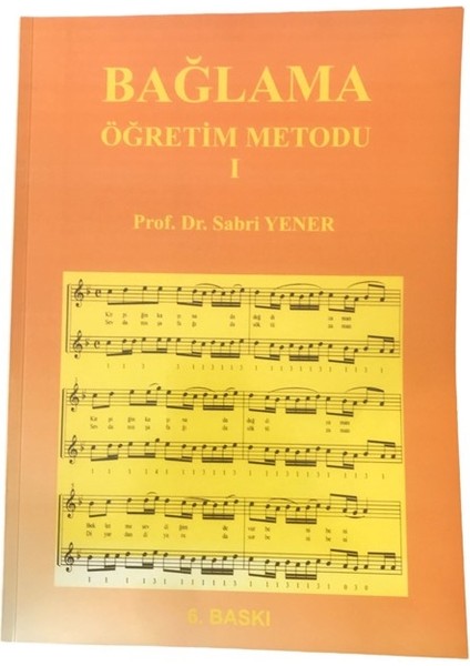 Jazz Müzik Sabri Yener Bağlama Öğretim Metodu 1