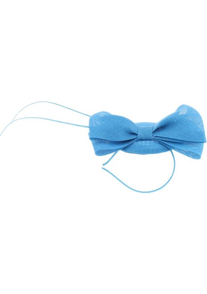 Kraliyet Bowknot Fascinators Derby Hat Kokteyl Düğün Partisi Kafa Klibi - Lake Lake Blue (Yurt Dışından)