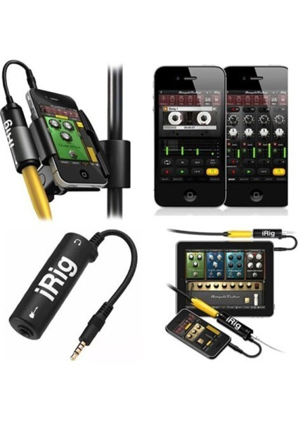 Irig Iphone Ipad Ipod Için Ik Multimedia Amplitube Irig Irg-Phn-Pd-Pd-C