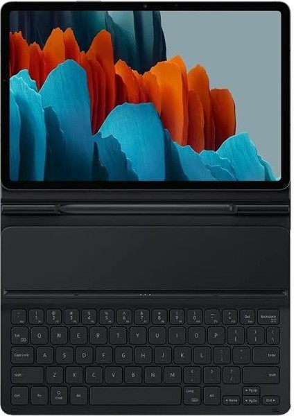 Tab S7 / S8 Klavyeli Kılıf Siyah Ince EF-DT630BBEGTR