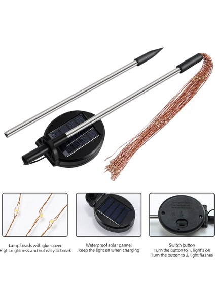 Güneş Bahçe Işık Çim Işık Havai Fiş-Ek Işık Güneş Enerjili (Yurt Dışından) modelleri