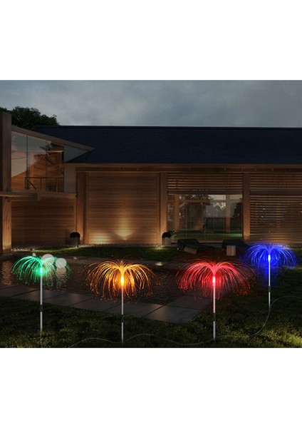 LED Güneş Fiber Optik Işık Rengi Denizanası Işık Bahçe (Yurt Dışından)