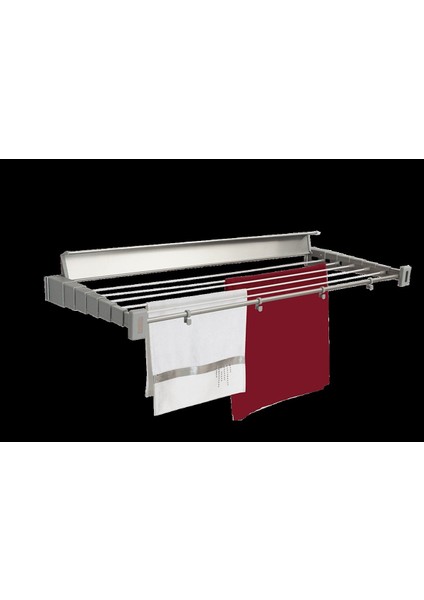 7000 Teleskopik Duvara Montajlı Çamaşır Askılığı