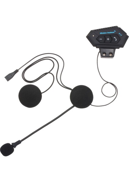 Kask Için Stereo Hoparlörler Mikrofonlu Kablosuz Bluetooth Motosiklet Kask Kulaklık