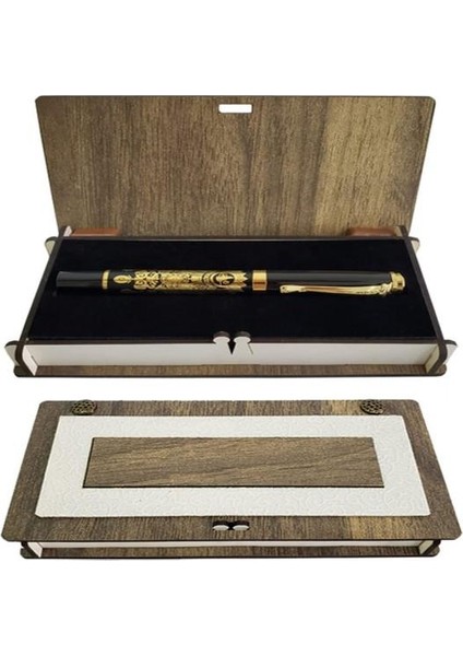 Easy Toptan Kutulu Osmanlı Tuğralı Kalem Dekoratif Hediyelik