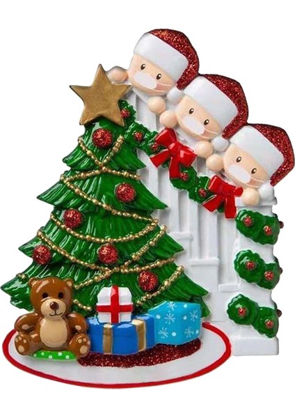 Noel Ağacı Süsü Aile -3 Kişi (Yurt Dışından)