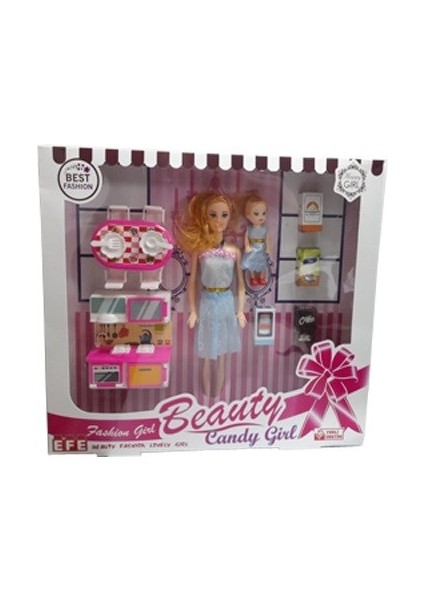 Beauty Candy Girl Oyuncak Bebek ve Ev Eşyaları Eğitici Oyuncak Evcilik Oyuncakları Anne Bebek