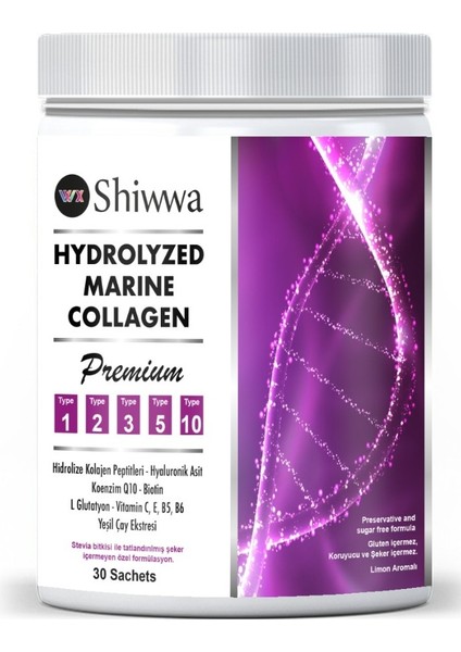 Collagen Hidrolize Içeren Saşe Takviye Edici Gıda Premium