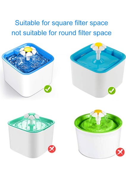Cat Su Fıskiyesi Filtreleri Cat Su Fıskiyesi 4pcs Için (Yurt Dışından)