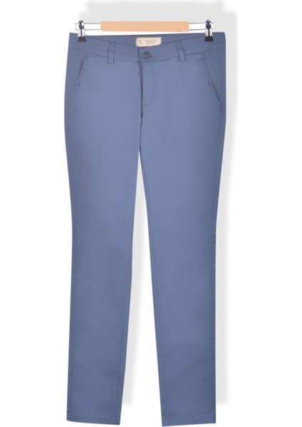 Slim Fit Spor Pantolon Indigo