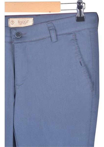 Slim Fit Spor Pantolon Indigo