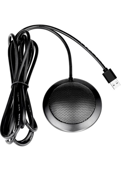 Bilgisayar Için 360 ° Omni Yönlü Stereo Mikrofon USB Çevrimiçi Toplantı Oyun(Yurt Dışından(Yurt Dışından)