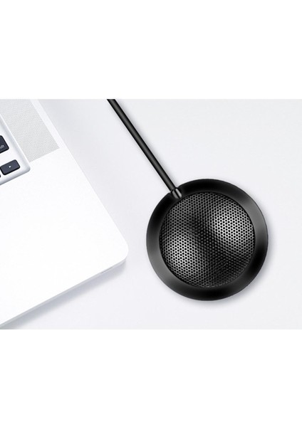 Bilgisayar Için 360 ° Omni Yönlü Stereo Mikrofon USB Çevrimiçi Toplantı Oyun(Yurt Dışından(Yurt Dışından) fırsatları