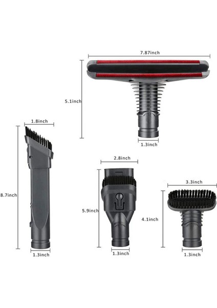 4pcs Ekler DC35 DC58 DC59 DC62 V6 Vakum Süpürücü modelleri