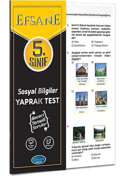 Efsane 5. Sınıf Sosyal Bilgiler Yaprak Test