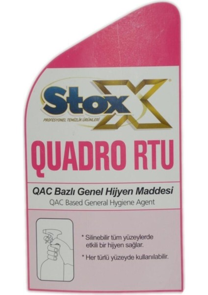 Quadro Rtu Qac Bazlı Genel Hijyen Malzemesi 750 ml