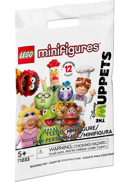 71033 The Muppet Show- 12 Janice Mini Figür (Kapalı Paket 1 Adet Minifigür)