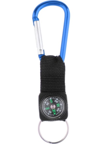 10 Adet Kamp Carabiner Pusula Anahtarlık Tırmanma Ekipmanları Mavi (Yurt Dışından) fırsatları