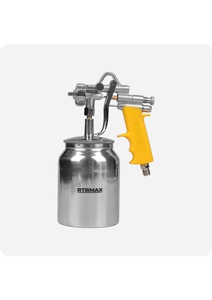 Rtrmax Boya Tabancası Alttan Depolu 1000 ml 1.8 mm - 1/4’’