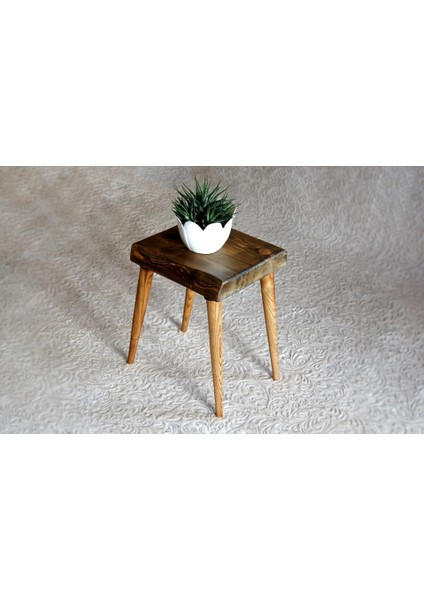 Doğal Ağaç Masif Köşeli Yan Sehpa ( Ağaç Ayak ) modelleri