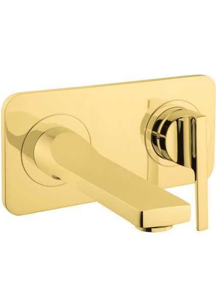 Vitra Suit L A4248623 Ankastre Lavabo Bataryası Seti, Altın