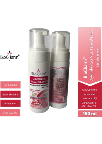 - Aydınlatıcı Yüz Temizleyici / Lightening Facial Cleanser