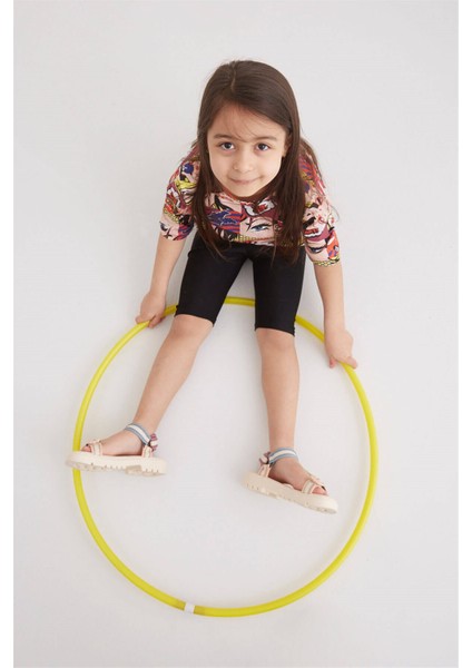 Kız Çocuk Disco Biker Tayt (Siyah) fiyatları