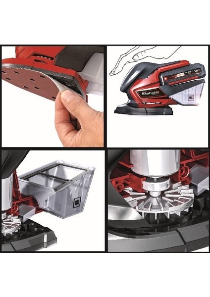 Te-Os 18/150 Li Akülü Zımpara Makinesi + 2.5 Ah Starter Kit