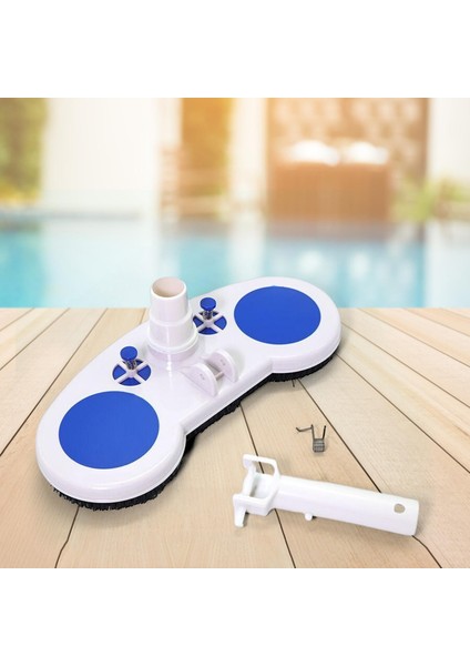 Havuz Duvar/Fayans/Zemin İçin Vakum Süpürge Fırçası + Kavisli Fırça Başlığı Beyaz (Yurt Dışından) fırsatları