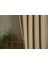 Fon Perde Balıksırtı Desen Açık Bej Pilesiz 60 x 260 cm 2