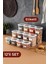Etiketli Foly Kare Erzak Saklama Kabı 12'li Set 4x(0,55 Litre, 1,2 Litre, 1,75 Litre) Beyaz 1