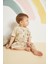 DeFacto Erkek Bebek Regular Fit Desenli Pamuklu Kısa Kollu Şort Pijama Takım X6437A222SM