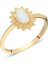 Oval Opal Taşlı Gümüş Yüzük-Çicek Desenli -Doğal Taşlı-Evlilik Teklifi YÜZÜGÜ-925 Ayar Gümüş Kadın Yüzük 1