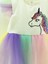Kız Çocuk Özel Gün Unicorn Tütü Elbise 3