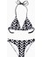 40716 Siyah Beyaz Bikini Takımı 4