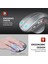 Hxsj T32 2.4g Kablosuz Ergonomik Dikey Optik Oyun Fare Ayarlanabilir Dpı Bilgisayar Fareleri - Gri 4