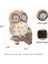 Owl Outdoor Decor Solar Light Duvar, Tree Hugger (Yurt Dışından) 3