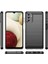 Samsung Galaxy A13 5g Brushed Carbon Fiber Silikon Kılıf - Siyah 2