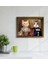 Evcil Dostlara Özel Portre Doğal Masif Ahşap Çerçeveli Tablo 45X65CM-18 3