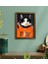 Evcil Dostlara Özel Astronot Tasarımlı Portre Doğal Masif Ahşap Çerçeveli Tablo 45X65CM-2 2