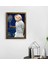Evcil Dostlara Özel Tenis Oyuncusu Tasarımlı Portre Doğal Masif Ahşap Çerçeveli Tablo 30X40CM-1 2
