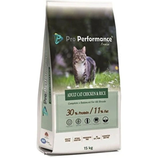 Pro Performance Tavuk Etli Pirinçli Yetişkin Kedi Maması 15 kg