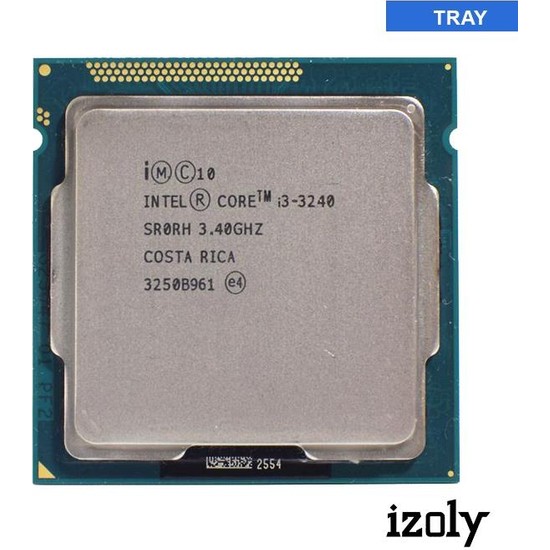 Intel Intel®CORE™i3-3240 3.40 GHz LGA1155 3mb 55W Işlemci Tray Kutusuz