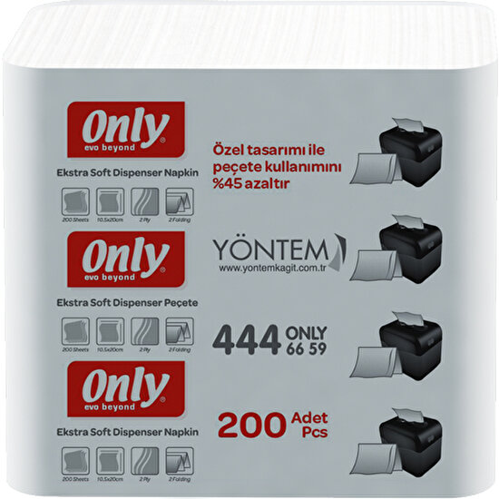Only Evo Beyond Dispenser Peçete 200'LÜ 18 Paket