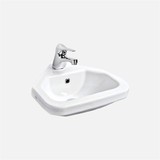 Güral Vit 40 cm x 42 cm Köşe Puzzle Lavabo Beyaz
