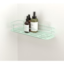 Tekno-tel Teknotel Yapışkanlı Uzun Banyo&mutfak Rafı Yeşil Grena Seri ST123