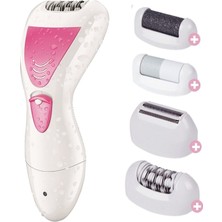 Smart White 4 In 1 Su Geçirmez Epilasyon Aleti Epilatör Cihazı Tüy Alma Makinesi Topuk Törpüsü