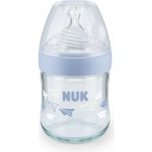 Nuk Nature Sense Cam Biberon 120ML 747090 Mavi