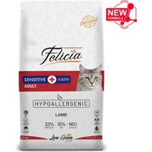 Felicia Hypoallergenic Kuzu Etli Düşük Tahıllı Yetişkin Kedi Maması 12 kg