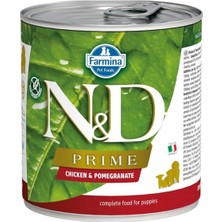 N&D 6 x 285 gr N&d Prime Tavuk ve Narlı Yavru Köpek Konserve Maması 285 gr